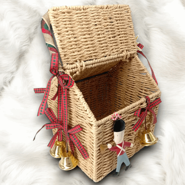 Χριστουγεννιάτικο διακοσμητικό σπίτι - καλάθι!