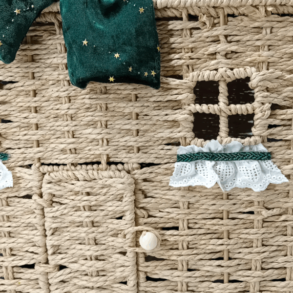 Χριστουγεννιάτικο διακοσμητικό σπίτι - καλάθι!