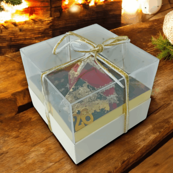 Γούρι 2026 σετ 3 ξύλινα σπιτάκια!