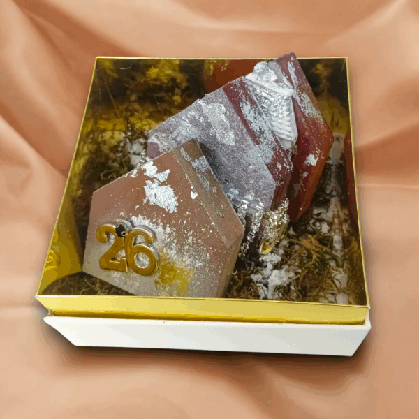 Γούρι 2026 σετ 3 ξύλινα σπιτάκια!