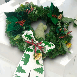 Στεφάνι με νάνο και καμπανάκια!