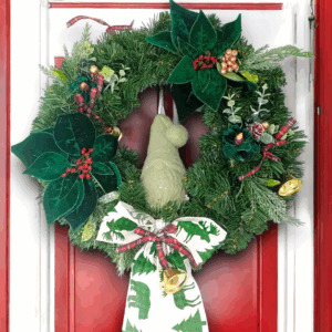 Στεφάνι με νάνο και καμπανάκια!