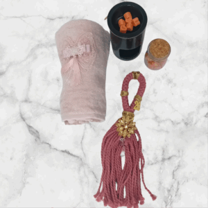 Premium σετ δώρου με γούρι, πετσέτα & wax melts!