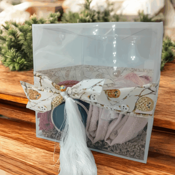 Premium σετ δώρου με γούρι, πετσέτα & wax melts!