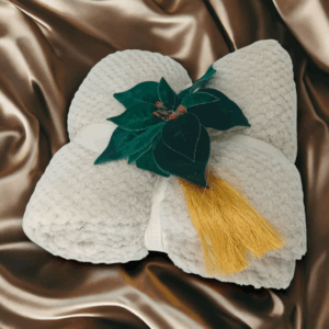 Κουβέρτα fleece με χριστουγεννιάτικο στολισμό!