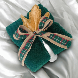 Κουβέρτα fleece με χριστουγεννιάτικο στολισμό!