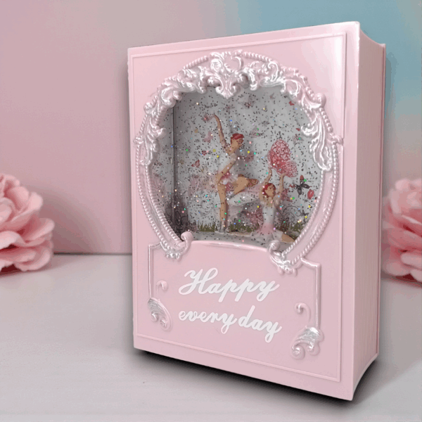 Φωτιζόμενο μουσικό κουτί βιβλίο Μπαλαρίνες!