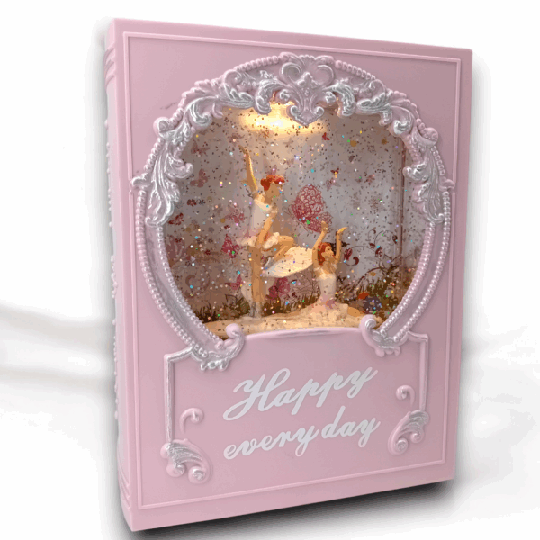 Φωτιζόμενο μουσικό κουτί βιβλίο Μπαλαρίνες!