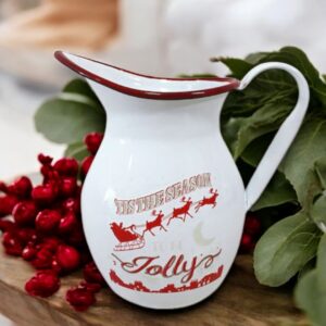 Χριστουγεννιάτικη μεταλλική κανάτα!