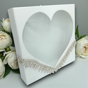 Στεφανοθήκη χειροποίητη με κρύσταλλα!