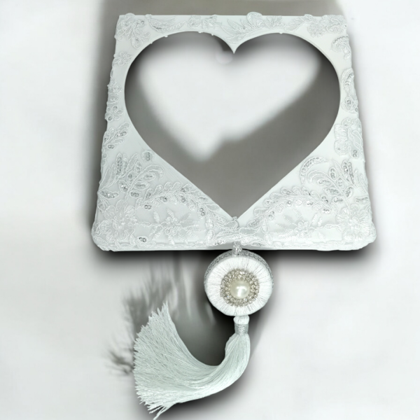 Στεφανοθήκη χειροποίητη με κρύσταλλα & τούλι!