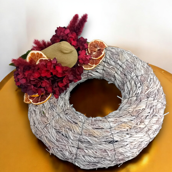 Επιτραπέζιο στεφάνι με διακοσμητική σύνθεση!