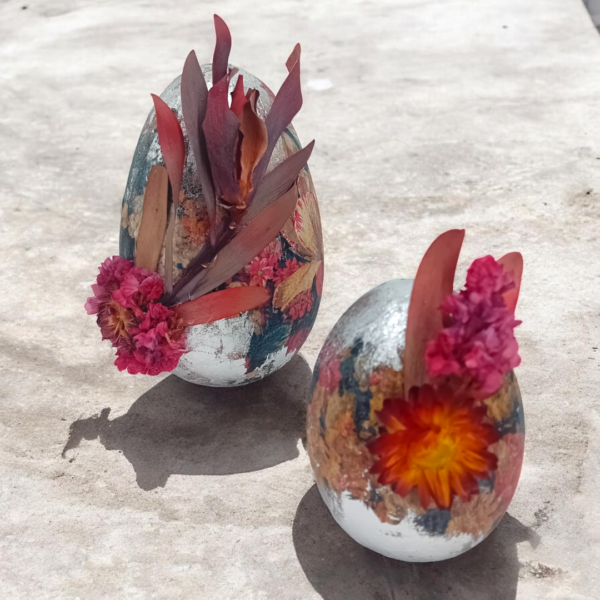 Διακοσμητικά ξύλινα μασίφ αυγά!