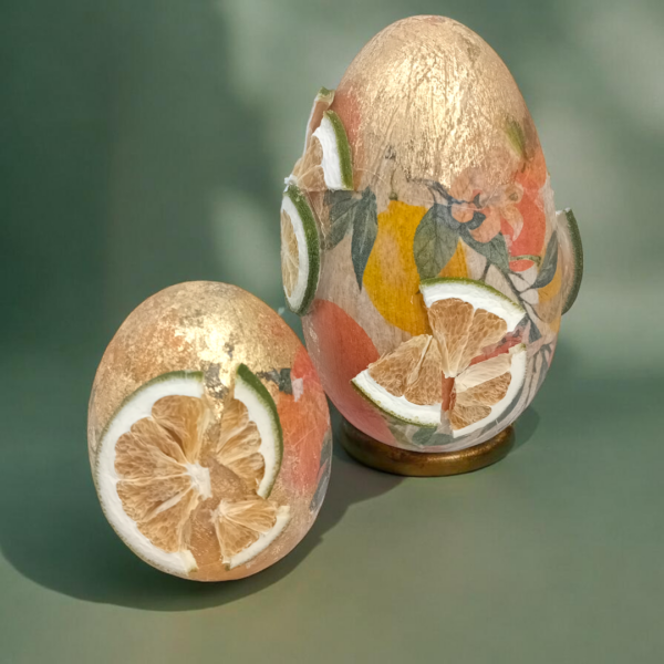 Διακοσμητικά ξύλινα μασίφ αυγά!