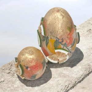 Διακοσμητικά ξύλινα μασίφ αυγά!