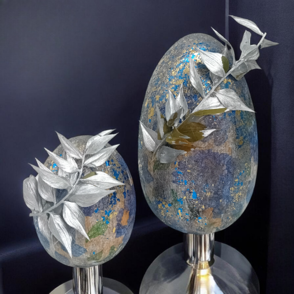 Διακοσμητικά ξύλινα μασίφ αυγά!