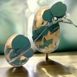 Διακοσμητικά ξύλινα μασίφ αυγά!