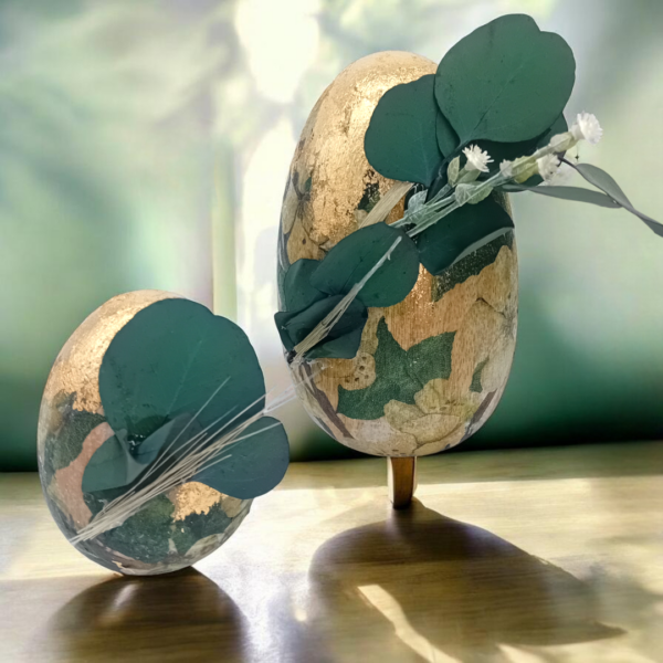 Διακοσμητικά ξύλινα μασίφ αυγά!