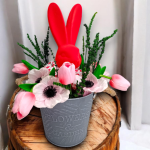 Διακοσμητικό για το Πάσχα με κεραμικό κούνελο!