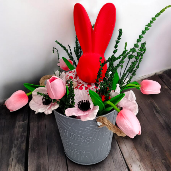 Διακοσμητικό για το Πάσχα με κεραμικό κούνελο!