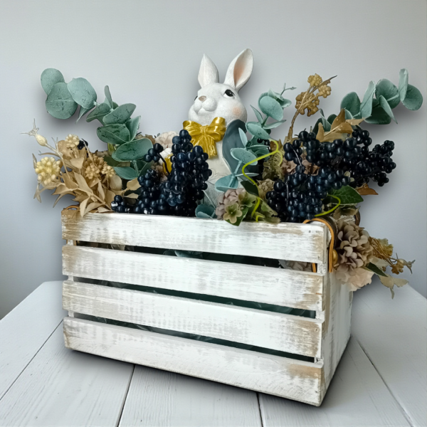 Διακοσμητική σύνθεση σε ξύλινο παλαιωμένο τελάρο!