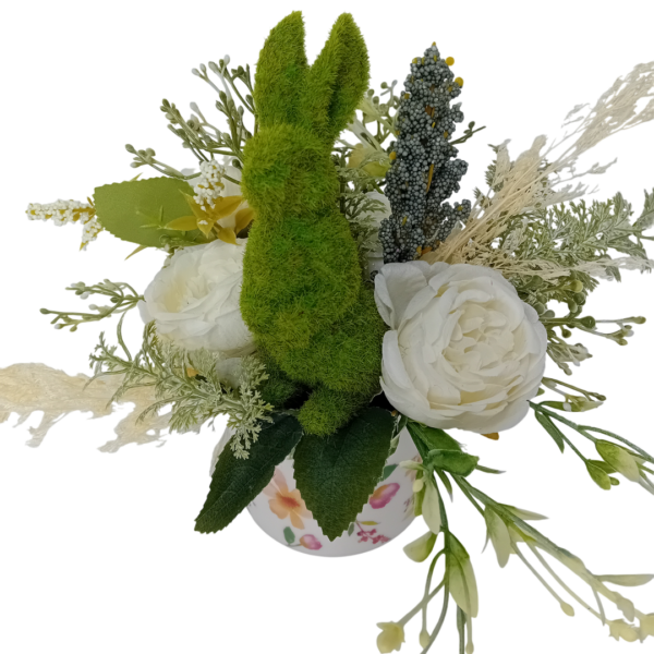 Σύνθεση με λουλούδια σε κεραμική κούπα!