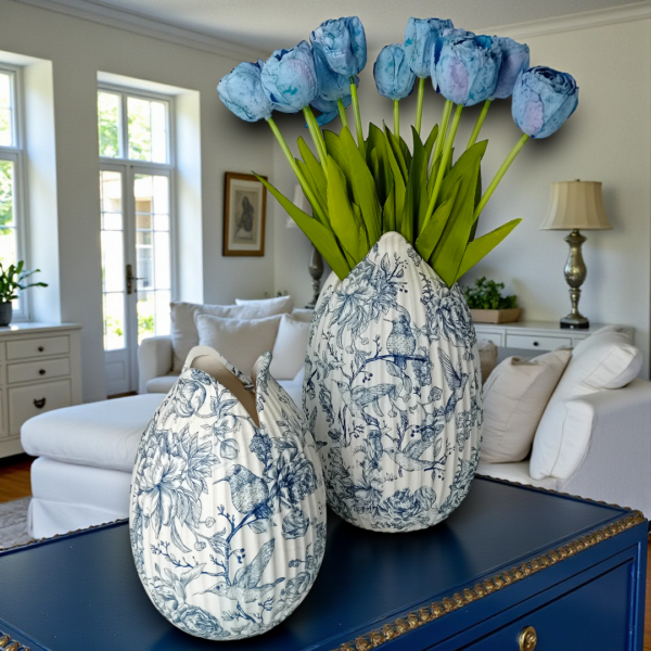 Διακοσμητικά κεραμικά ανθοδοχεία με λουλούδια!