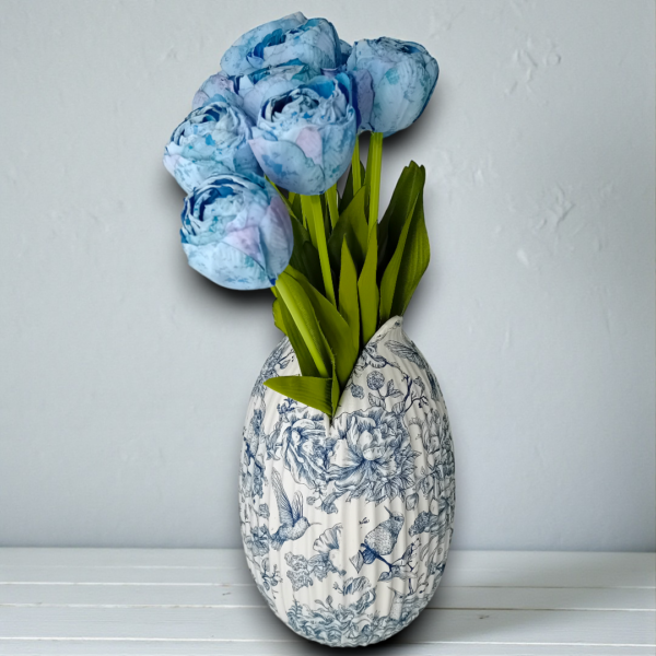 Διακοσμητικά κεραμικά ανθοδοχεία με λουλούδια!