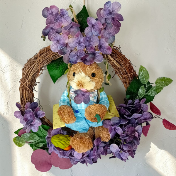 Διακοσμητικό χειροποίητο ξύλινο στεφάνι!