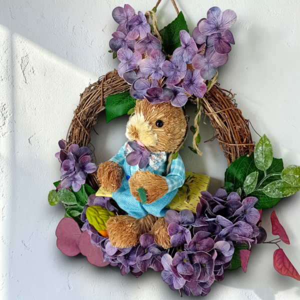 Διακοσμητικό χειροποίητο ξύλινο στεφάνι!