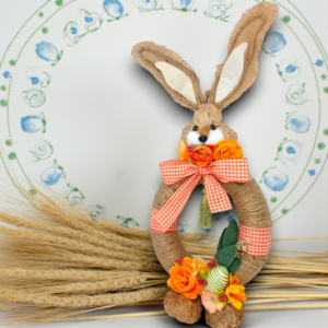 Πασχαλινή διακόσμηση με μεγάλο λαγό!