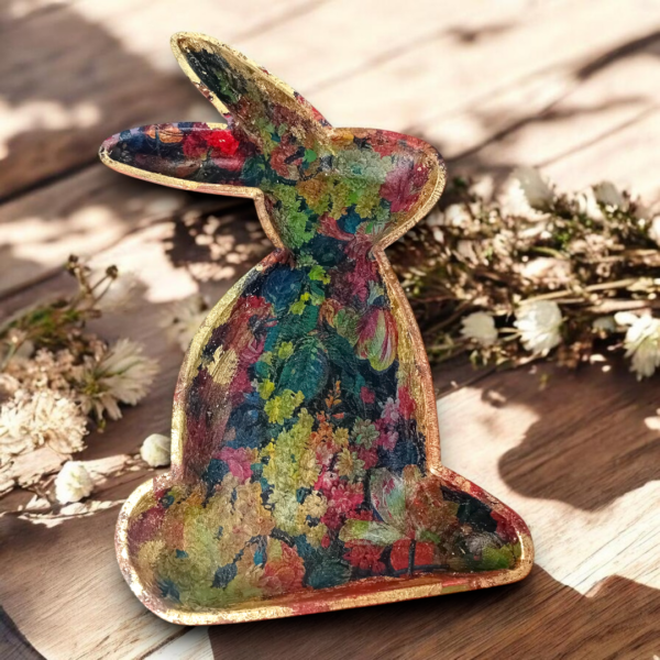 Δίσκος ξύλινος σε σχήμα κουνελιού!