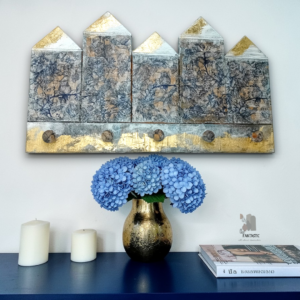 Κρεμάστρα τοίχου ξύλινη 100% χειροποίητη!