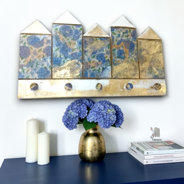 Κρεμάστρα τοίχου ξύλινη 100% χειροποίητη!