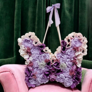 Χειροποίητο επιτοίχιο διακοσμητικό με λουλούδια!