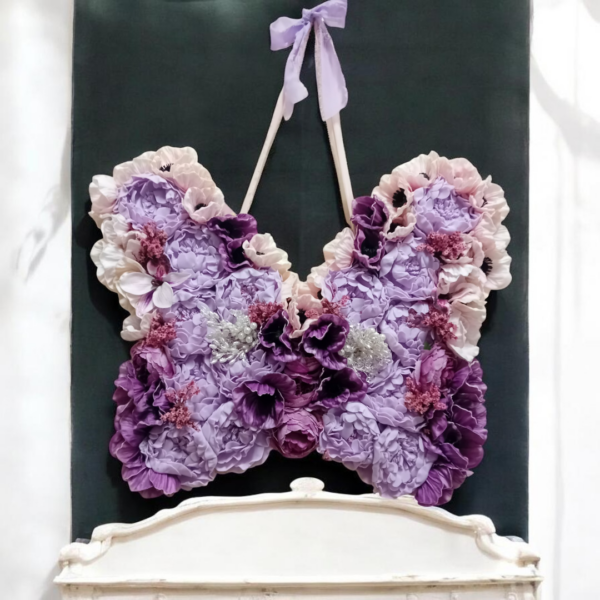 Χειροποίητο επιτοίχιο διακοσμητικό με λουλούδια!