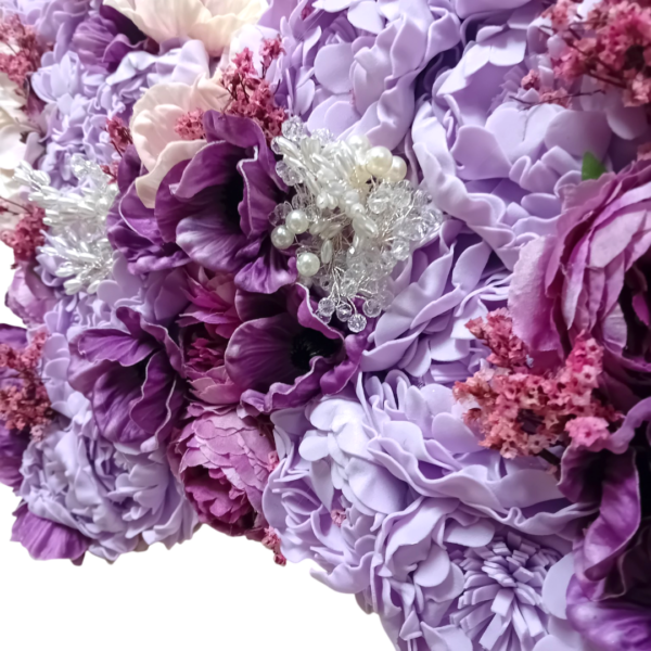 Χειροποίητο επιτοίχιο διακοσμητικό με λουλούδια!