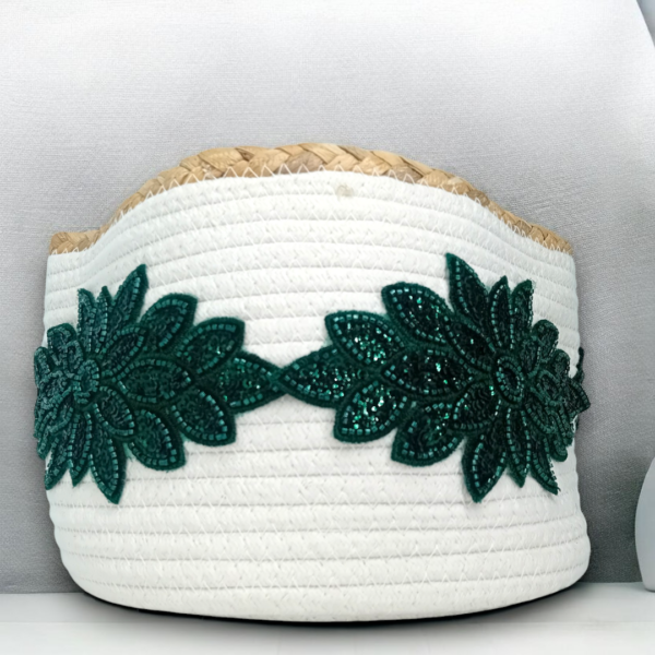 Πλεκτό καλάθι αποθήκευσης με εντυπωσιακά σχέδια!