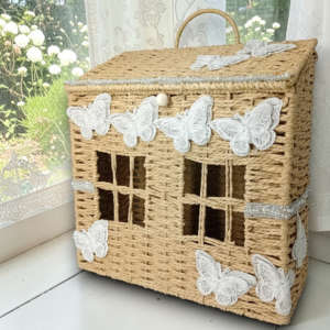 Διακοσμητικό καλάθι σε σχήμα σπιτιού!