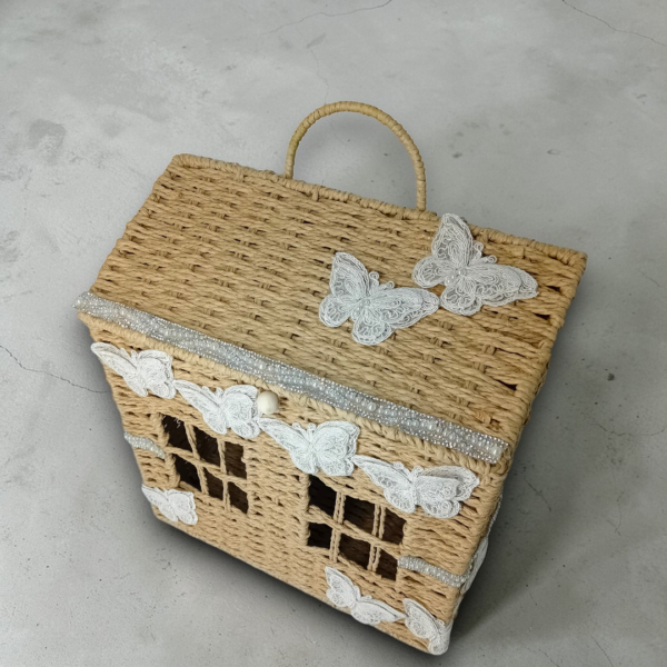 Διακοσμητικό καλάθι σε σχήμα σπιτιού!