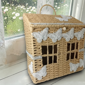 Διακοσμητικό καλάθι σε σχήμα σπιτιού!
