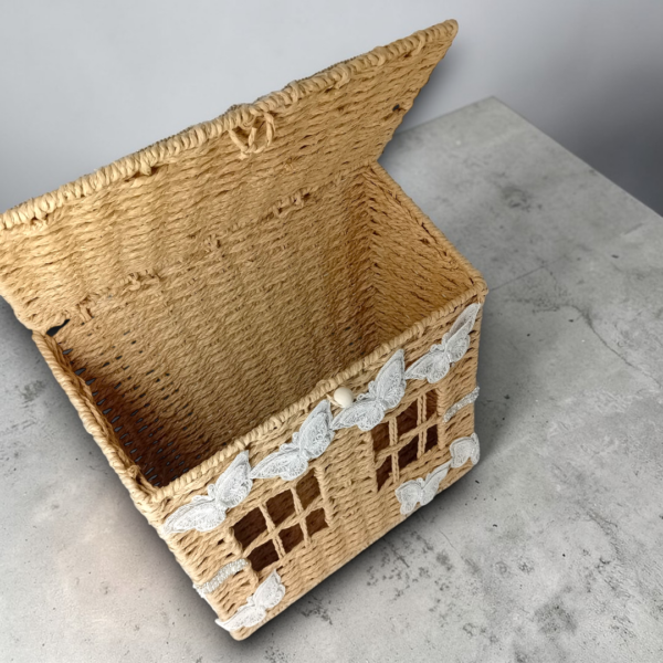 Διακοσμητικό καλάθι σε σχήμα σπιτιού!