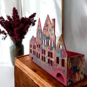 Κουτί αποθήκευσης σε σχήμα σπιτιών!