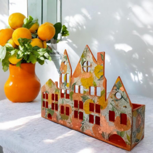 Κουτί αποθήκευσης σε σχήμα σπιτιών!