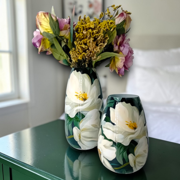 Μεταλλικά ανθοδοχεία με αποξηραμένα λουλούδια!