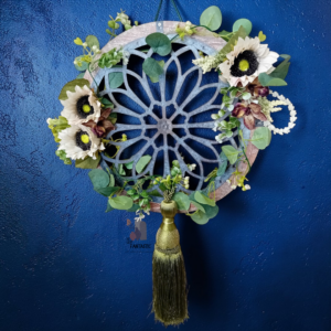 Χειροποίητο στεφάνι με ξύλο & μέταλλο!