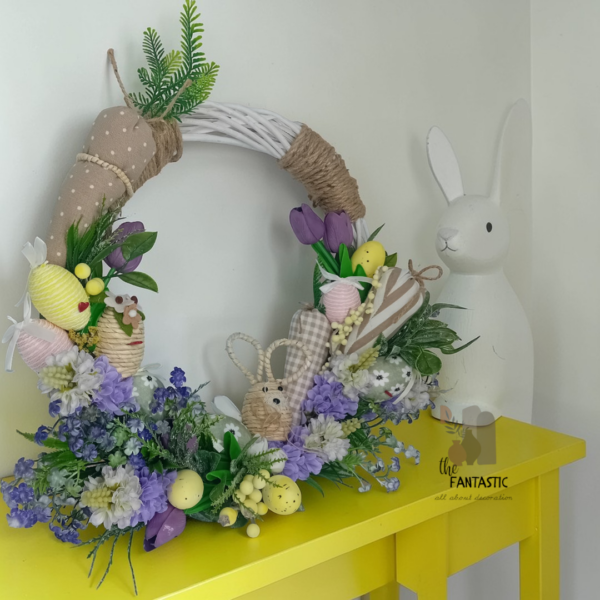 Χειροποίητο πασχαλινό στεφάνι!