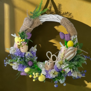 Χειροποίητο πασχαλινό στεφάνι!