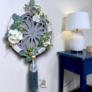 Χειροποίητο στεφάνι με ξύλο & μέταλλο!