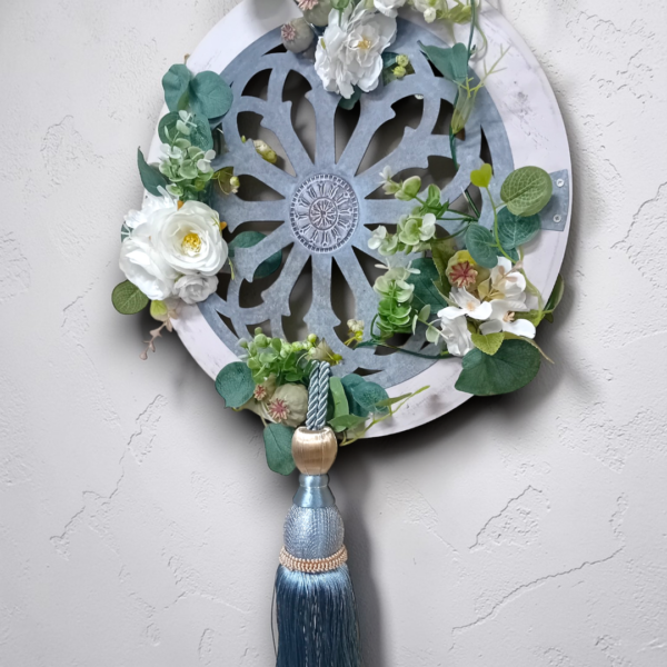 Χειροποίητο στεφάνι με ξύλο & μέταλλο!